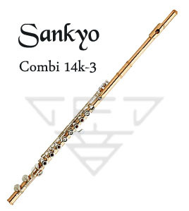 산쿄 콤비 플루트 14k-3 / combi flute 14k-3